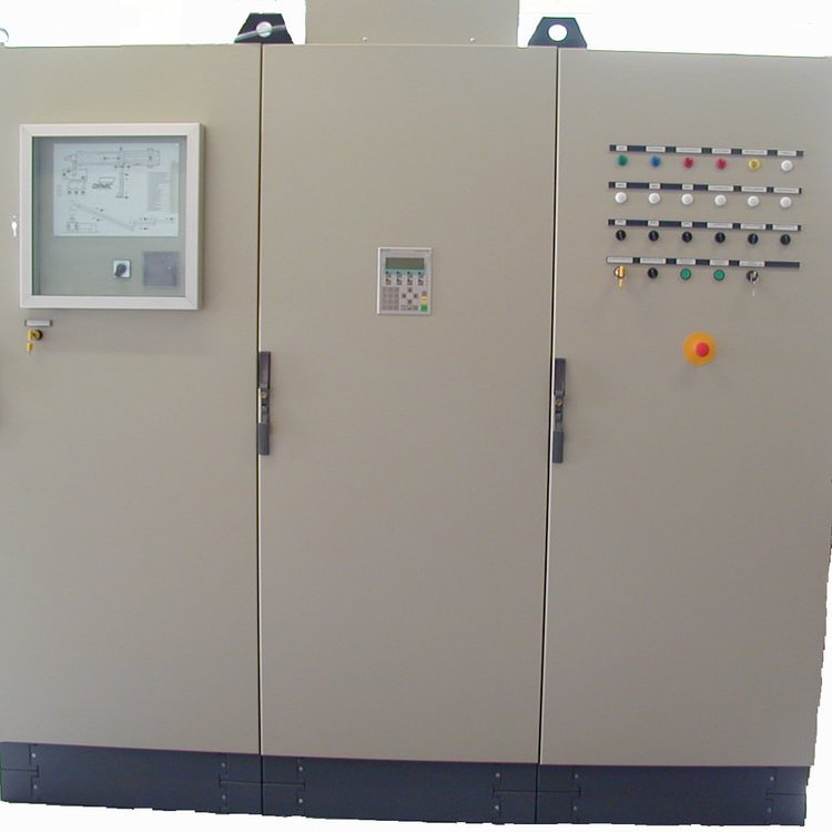 Quadro elettrico chiuso con HMI e pulsanteria